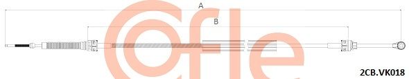 Seilzug Schaltgetriebe COFLE 2CB.VK018