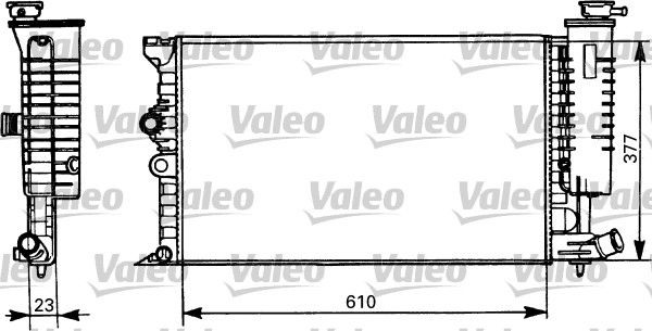 Kühler, Motorkühlung VALEO 731298