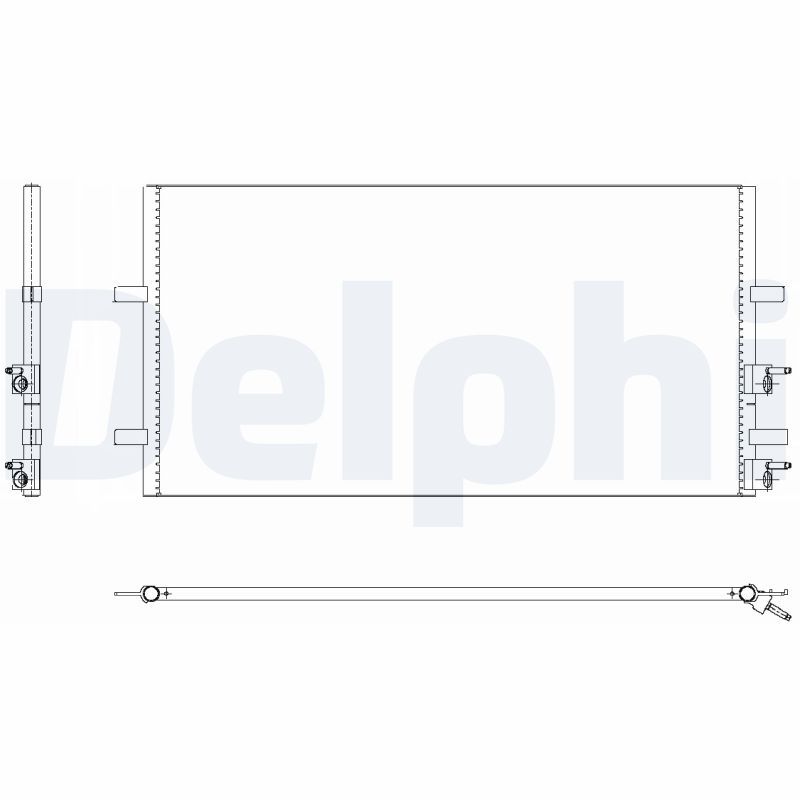 Kondensator, Klimaanlage DELPHI TSP0225640