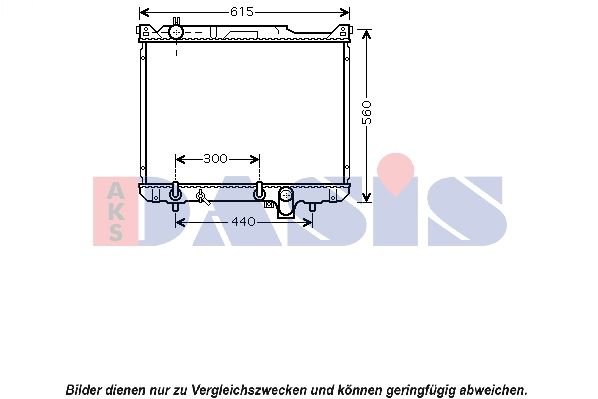Kühler, Motorkühlung AKS DASIS 320038N