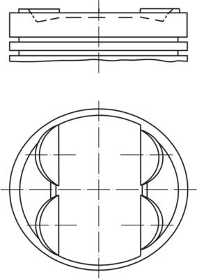 Kolben MAHLE 503PI00100000