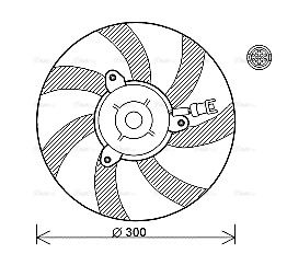 Lüfter, Motorkühlung AVA QUALITY COOLING vn7527