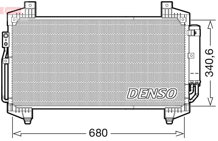 Kondensator, Klimaanlage DENSO DCN45014