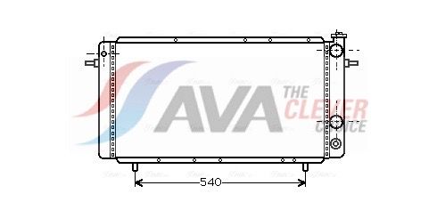 Kühler, Motorkühlung AVA QUALITY COOLING RT2052