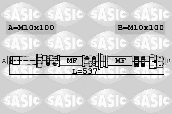 Bremsschlauch SASIC 6606040