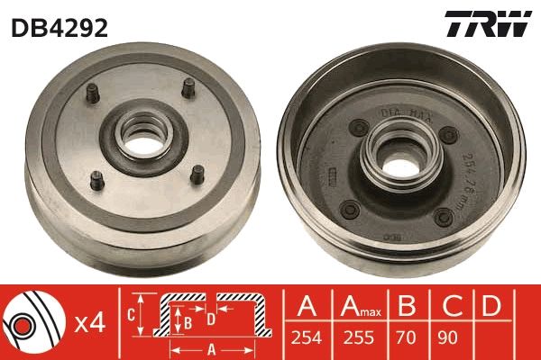 Bremstrommel TRW DB4292