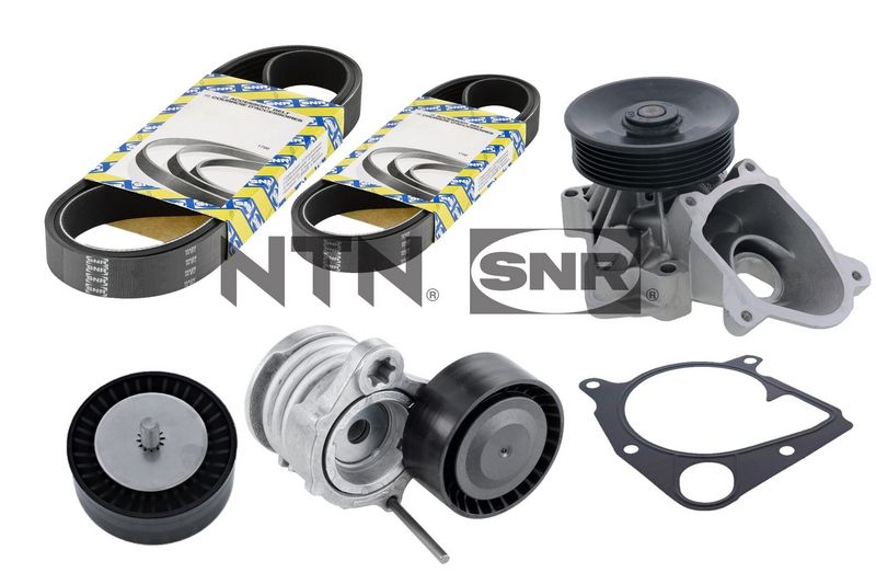 Wasserpumpe + Keilrippenriemensatz SNR KAP850.060