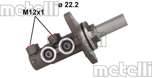 Hauptbremszylinder METELLI 05-1164
