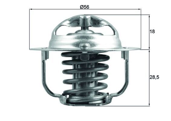 Thermostat, Kühlmittel MAHLE TX20888D