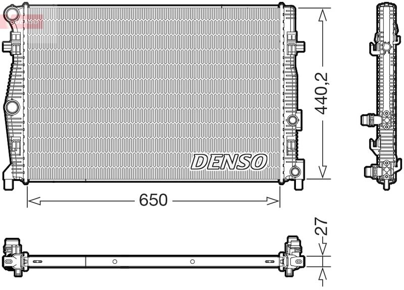 Kühler, Motorkühlung DENSO DRM32061