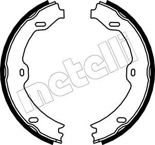 Bremsbackensatz, Feststellbremse METELLI 53-0243
