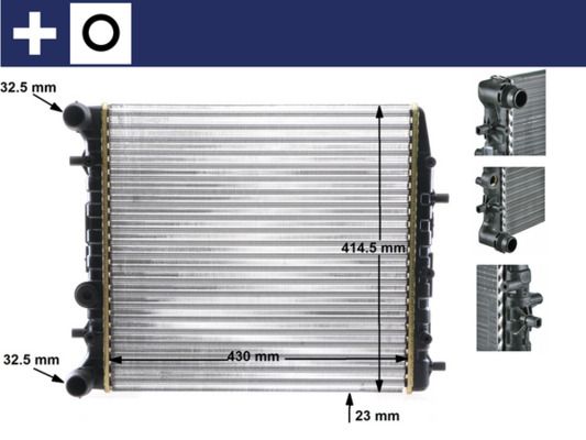 Kühler, Motorkühlung MAHLE CR454000S