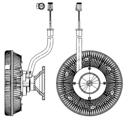 Kupplung, Kühlerlüfter MAHLE CFC218000P