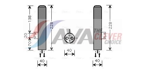 Trockner, Klimaanlage AVA QUALITY COOLING HYD193