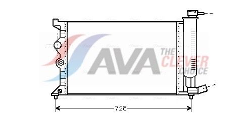 Kühler, Motorkühlung AVA QUALITY COOLING CN2104