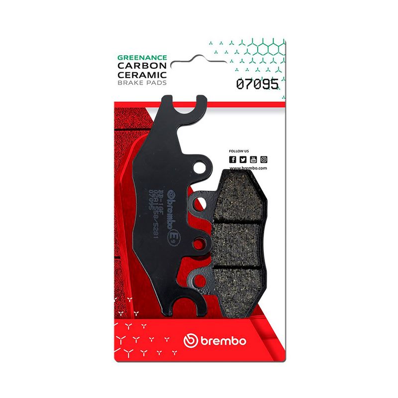 Bremsbelagsatz, Scheibenbremse BREMBO 07095