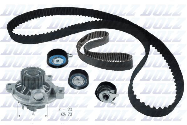 Wasserpumpe + Zahnriemensatz DOLZ KD052