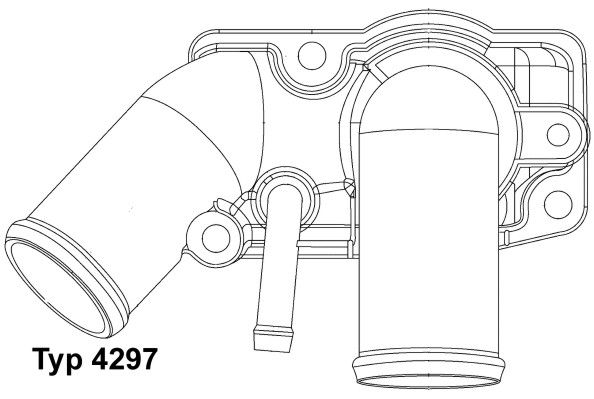 Thermostat, Kühlmittel WAHLER 4297.92D
