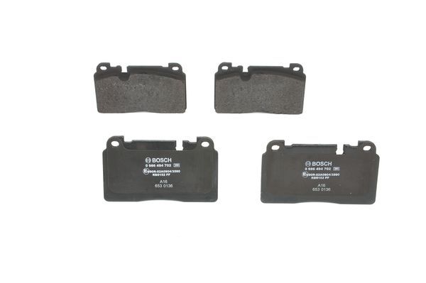 Bremsbelagsatz, Scheibenbremse BOSCH 0986494702