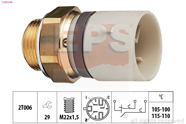 Temperaturschalter, Kühlerlüfter EPS 1.850.648