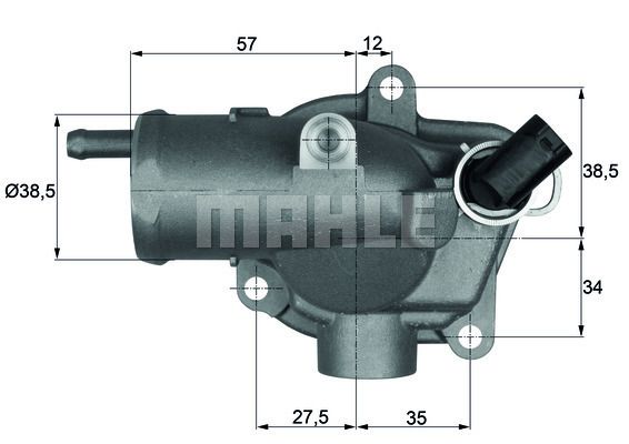 Thermostat, Kühlmittel MAHLE TI 30 92