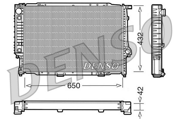 Kühler, Motorkühlung DENSO DRM05057