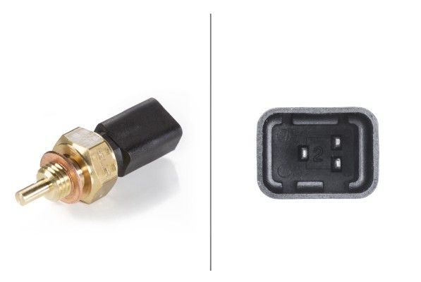 Sensor, Kühlmitteltemperatur HELLA 6pt 009 107-131