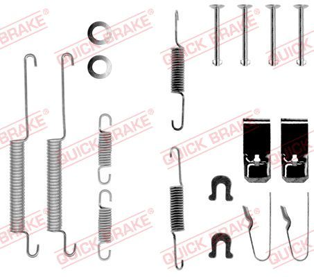Zubehörsatz, Bremsbacken QUICK BRAKE 105-0654