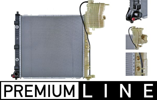 Kühler, Motorkühlung MAHLE cr 681 000p