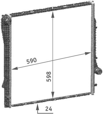 Kühler, Motorkühlung MAHLE CR567000P