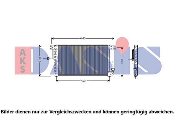 Kondensator, Klimaanlage AKS DASIS 562010N