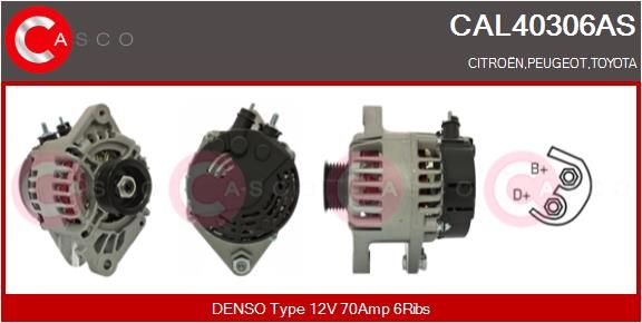 Lichtmaschine Generator Casco CAL40306AS