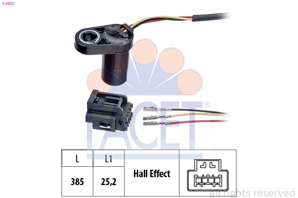 Drehzahlsensor, Automatikgetriebe FACET 9.0855