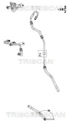 Hydraulikschlauch Lenkung TRISCAN 8516 29058