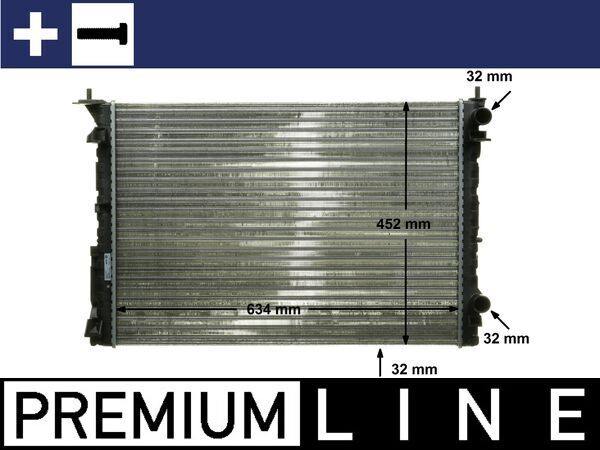 Kühler, Motorkühlung MAHLE CR311000P