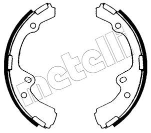 Bremsbackensatz METELLI 53-0414