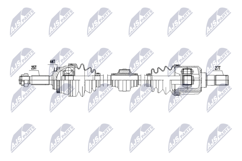 Antriebswelle (Gelenkwelle) NTY NPW-HY-646