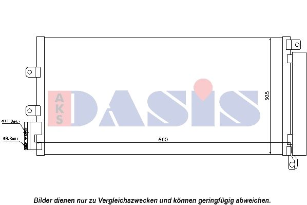 Kondensator, Klimaanlage AKS DASIS 082046N