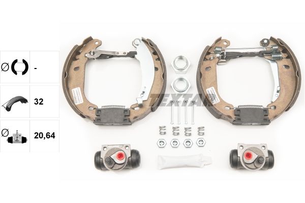 Bremsbackensatz TEXTAR 84045201