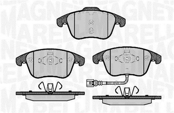 Bremsbelagsatz, Scheibenbremse MAGNETI MARELLI 363916060659