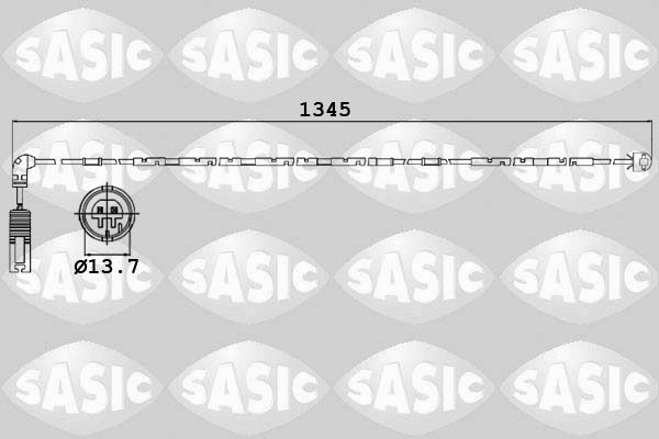 Warnkontakt, Bremsbelagverschleiß SASIC 6236012