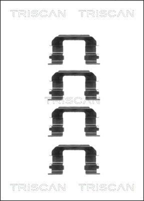 Zubehörsatz Scheibenbremsbelag TRISCAN 8105 241604