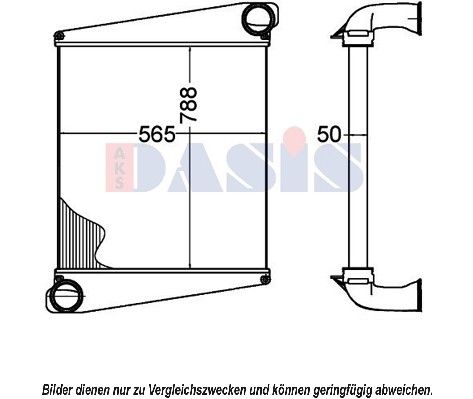 Ladeluftkühler AKS DASIS 287013N