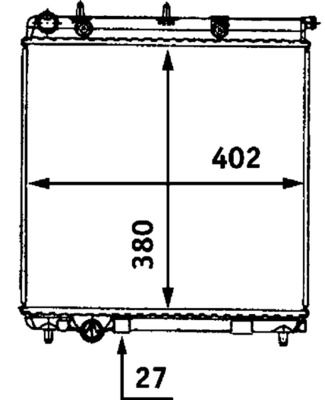 Kühler, Motorkühlung MAHLE CR558000S