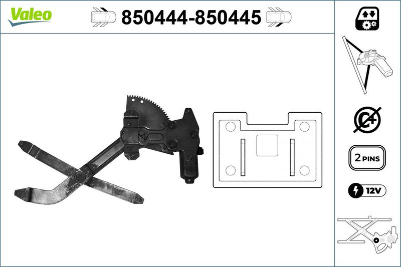 Fensterheber VALEO 850444