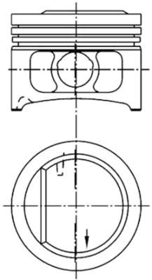 Kolben KOLBENSCHMIDT 94916600