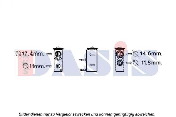 Expansionsventil, Klimaanlage AKS DASIS 840184N