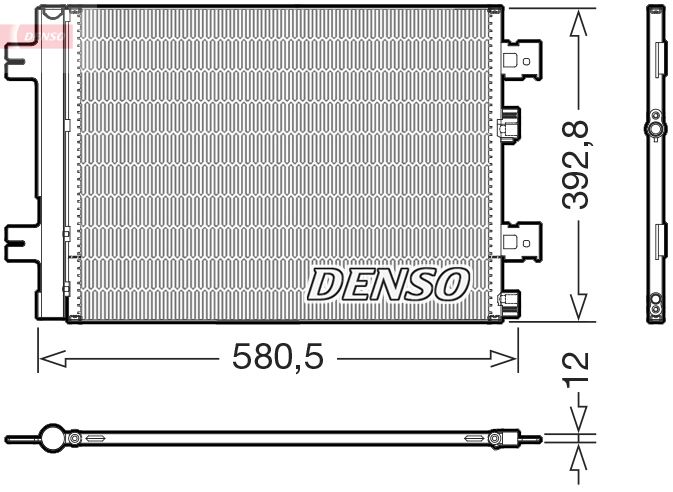 Klimakondensator Klimakühler Denso DCN37005