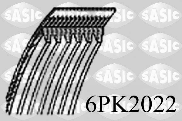 Keilrippenriemen SASIC 6PK2022