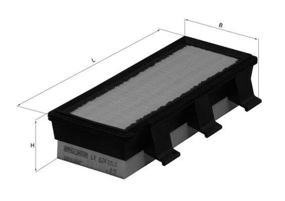 Luftfilter MAHLE LX824